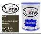 Preview: Fiat, Moda Gray Pearl Metallic, PA5 / RA5 / 243B / 42A: 500ml Lackdose, von ATW Autoteile West.